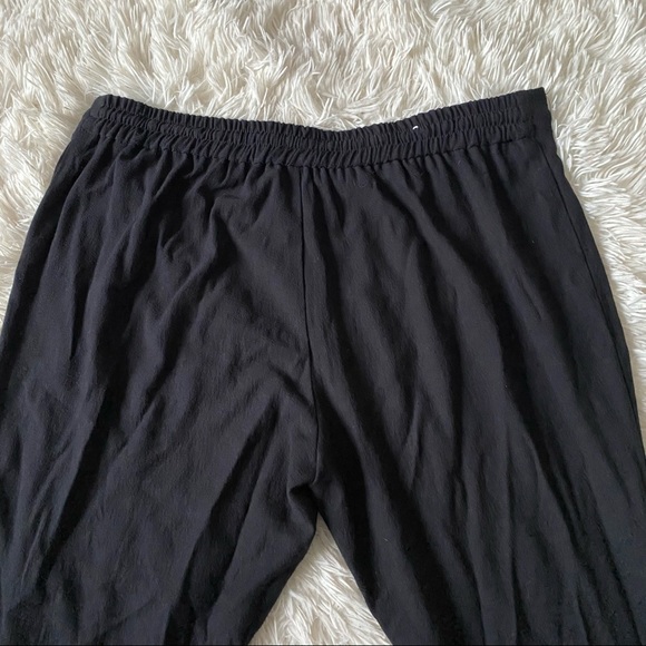 ◾️3/$25 Zara Black Drawstring Trouser With Silver Zipper Accents - Picture 6 of 6